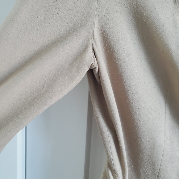 Vintage long dress , open front buttons and waist belt - Picture 4 of 16